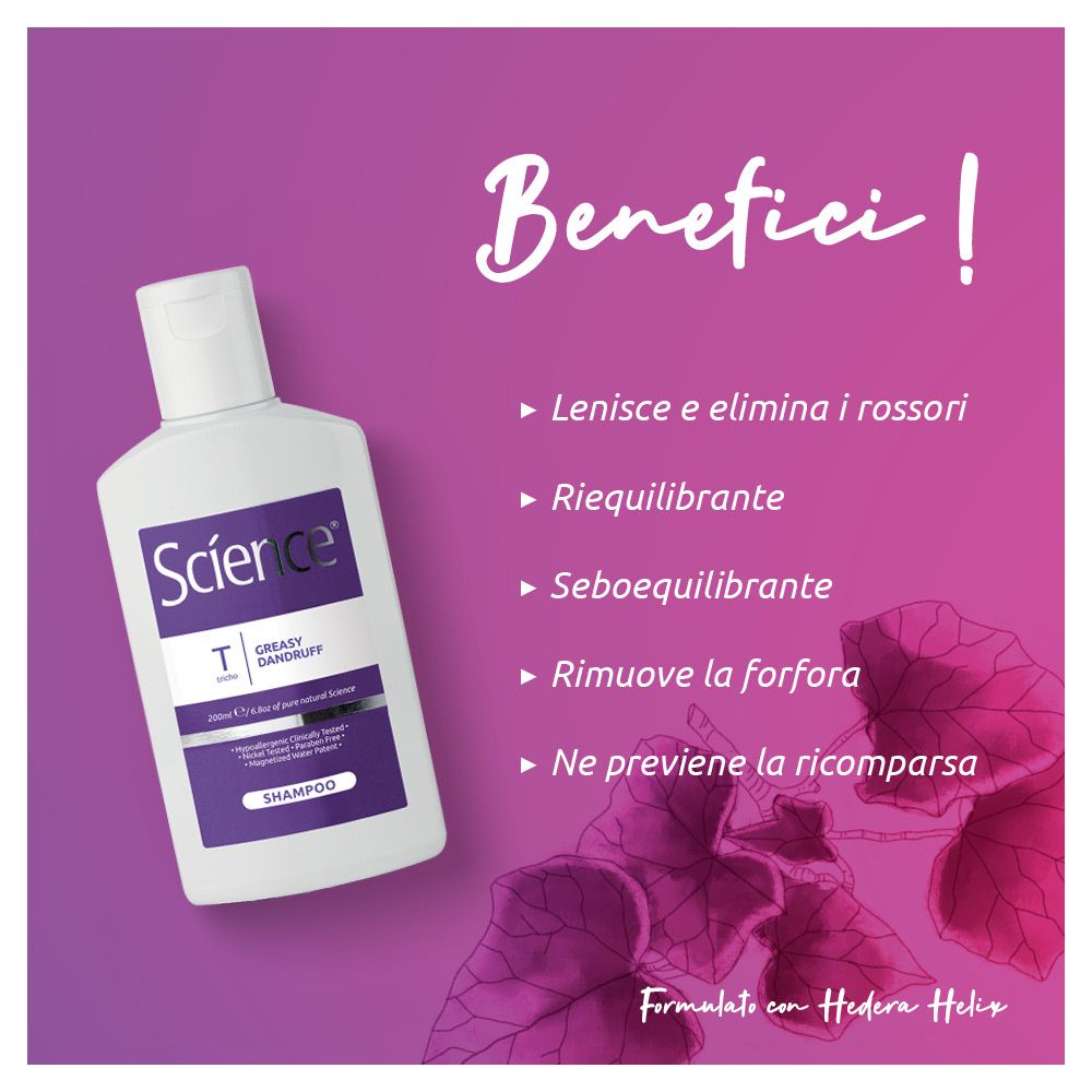 Science Hair Care Shampoo Forfora Grassa 200ml