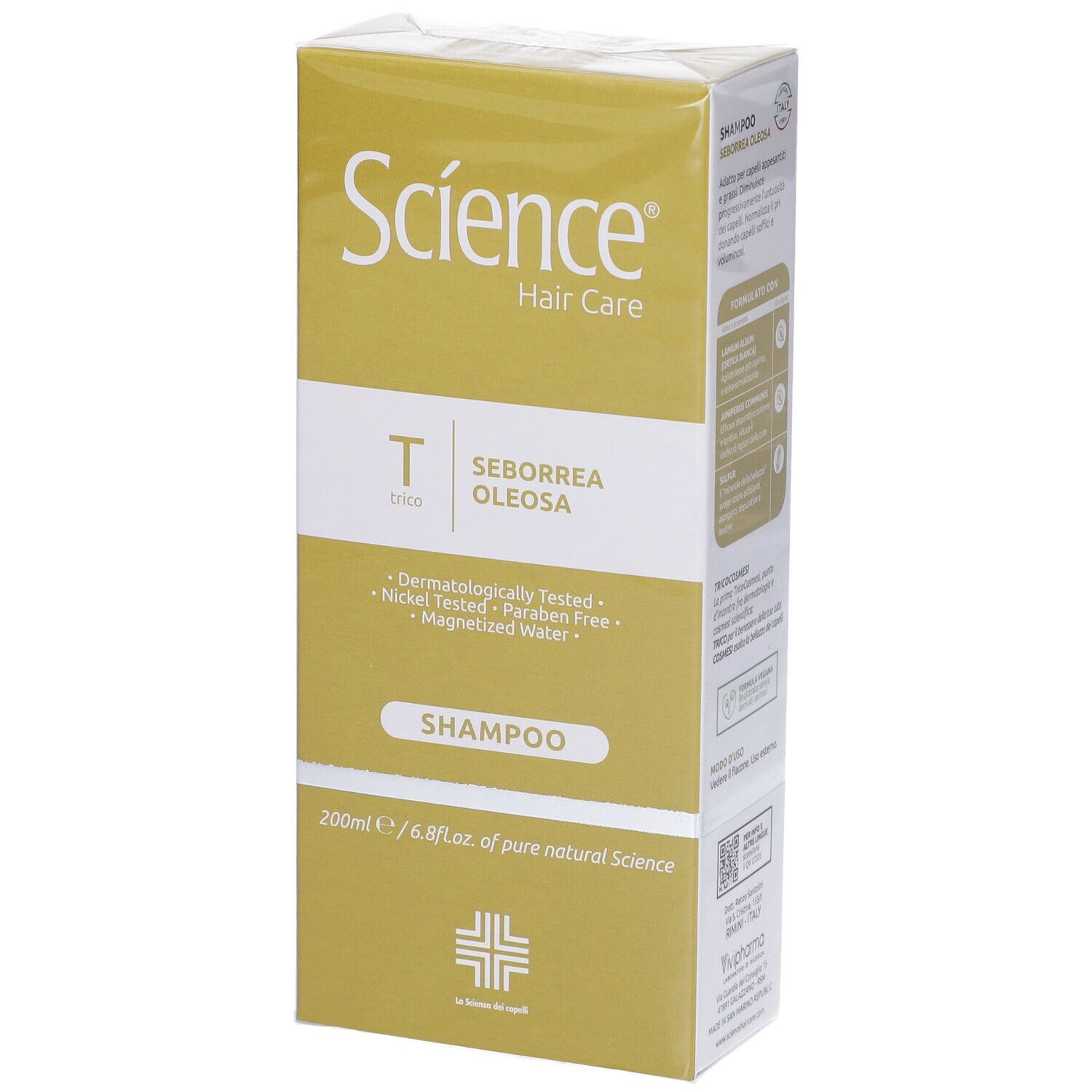 Science Hair Care Shampoo Seborrea Oleosa 200ml