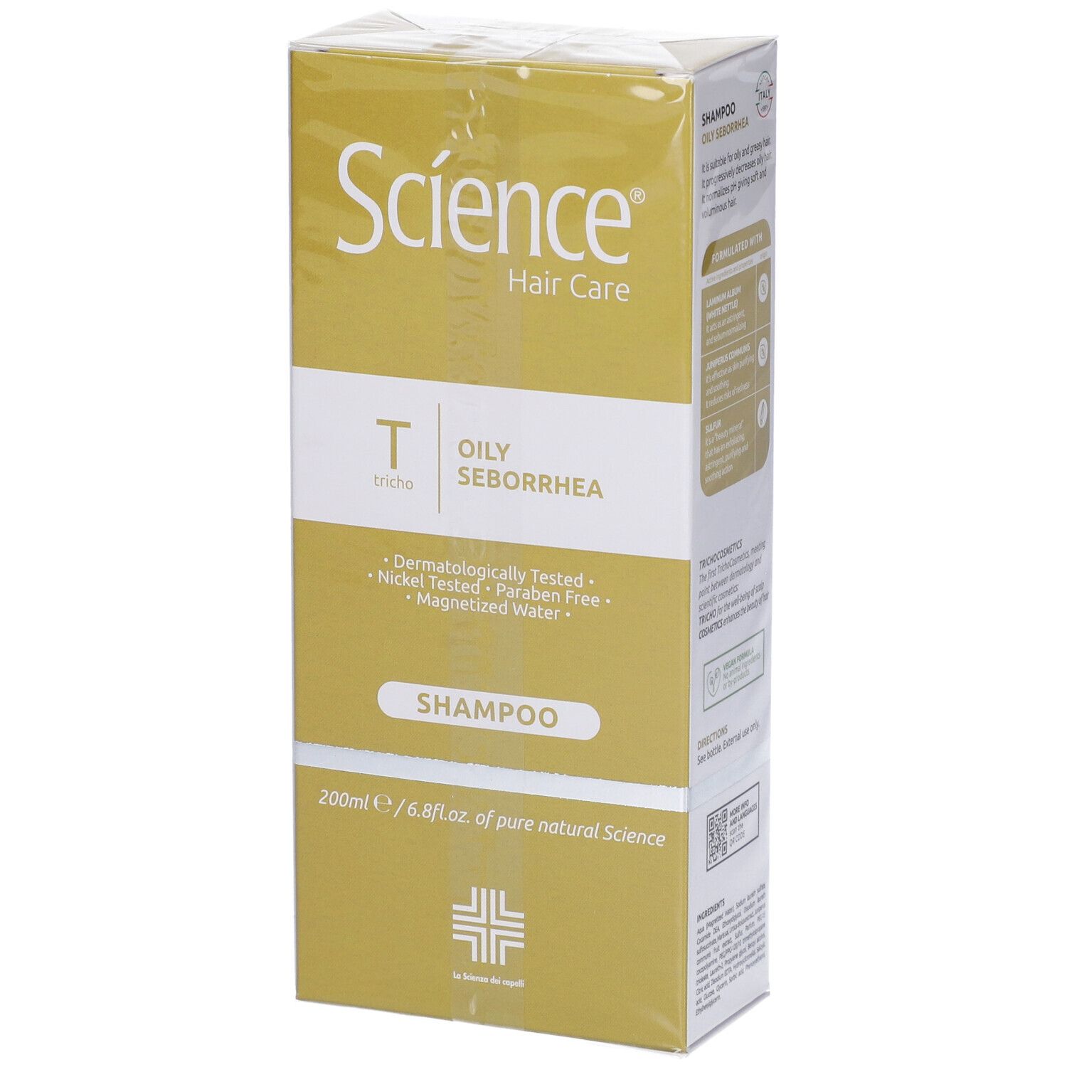 Science Hair Care Shampoo Seborrea Oleosa 200ml