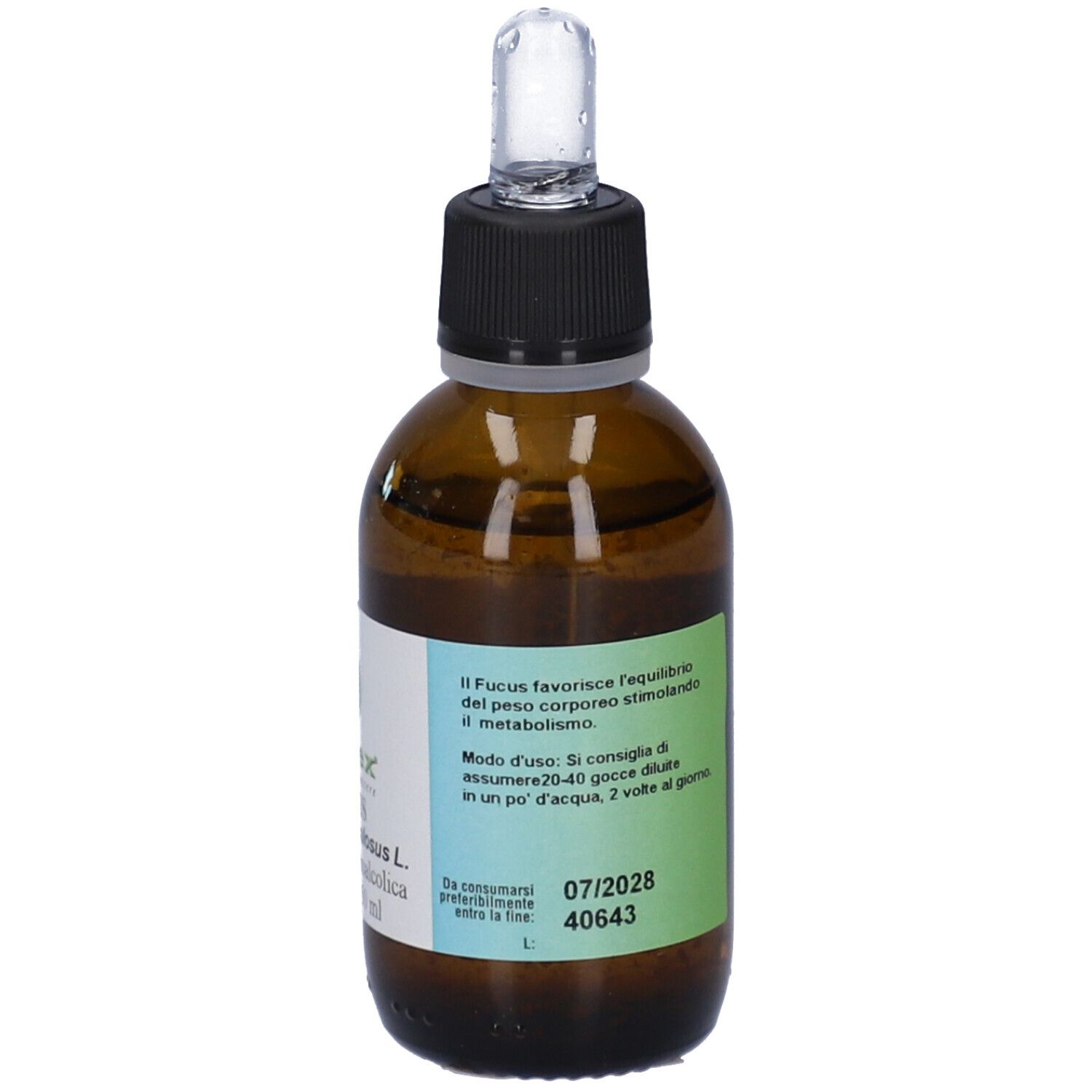 Fucus Tintura Madre Soluzione Idroalcolica 50 Ml