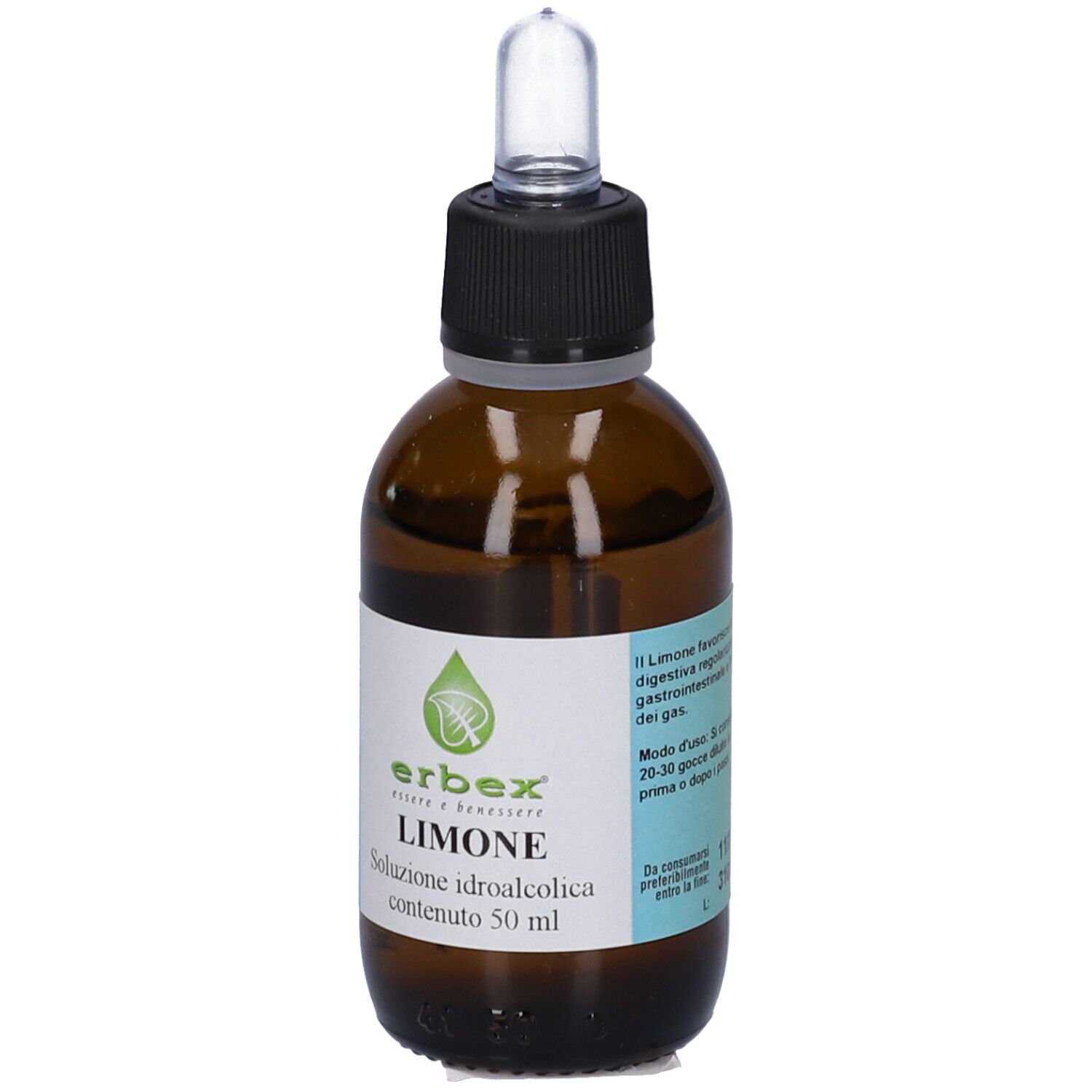 Limone Tintura Madre Soluzione Idroalcolica 50 Ml