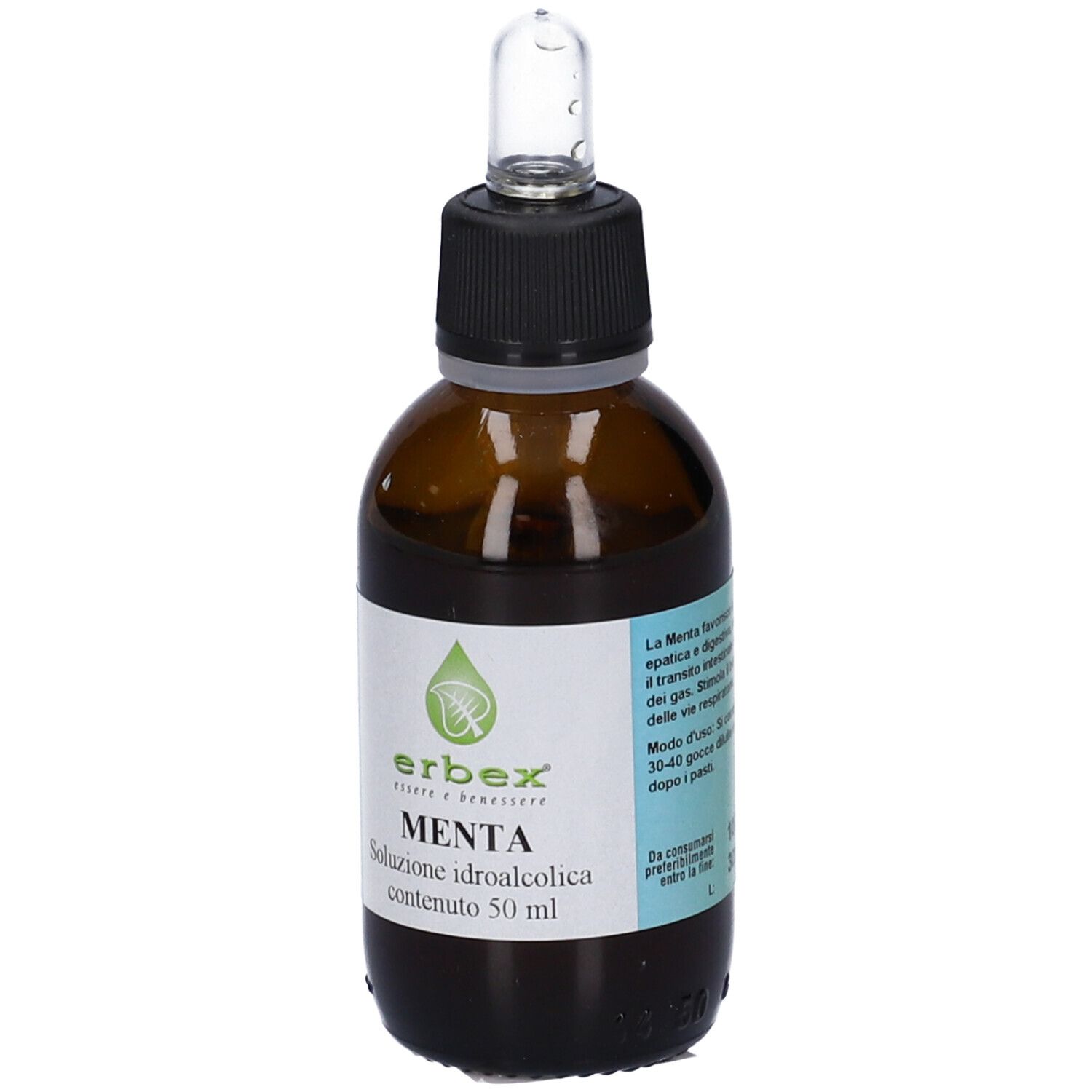 Menta Tintura Madre Soluzione Idroalcolica 50 Ml