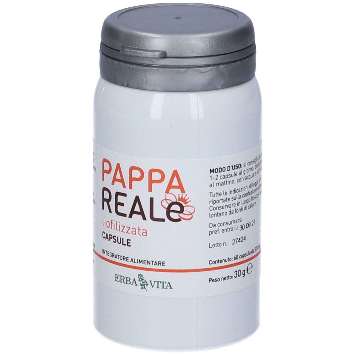 ERBA VITA Pappa Reale Liofilizzata Capsule