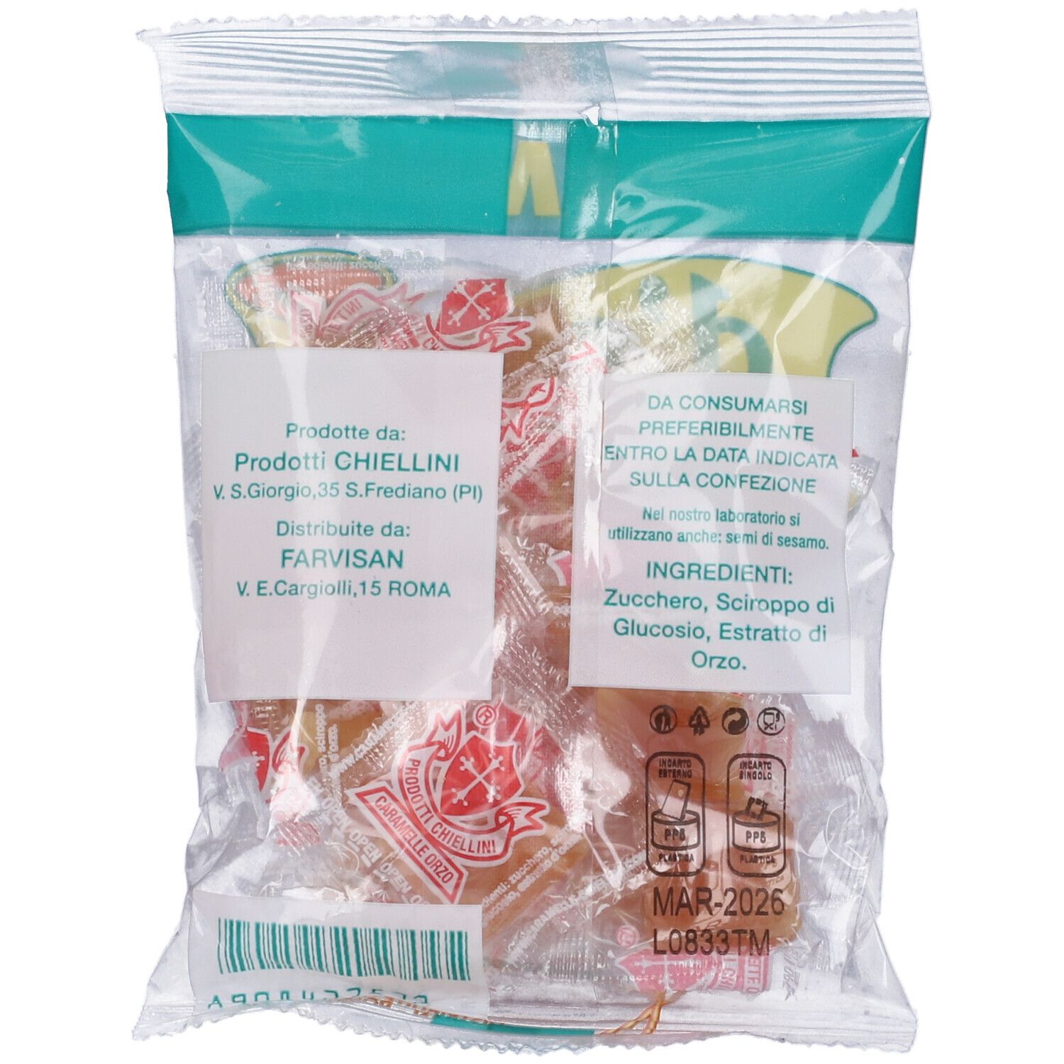 Caramelle Orzo 70G