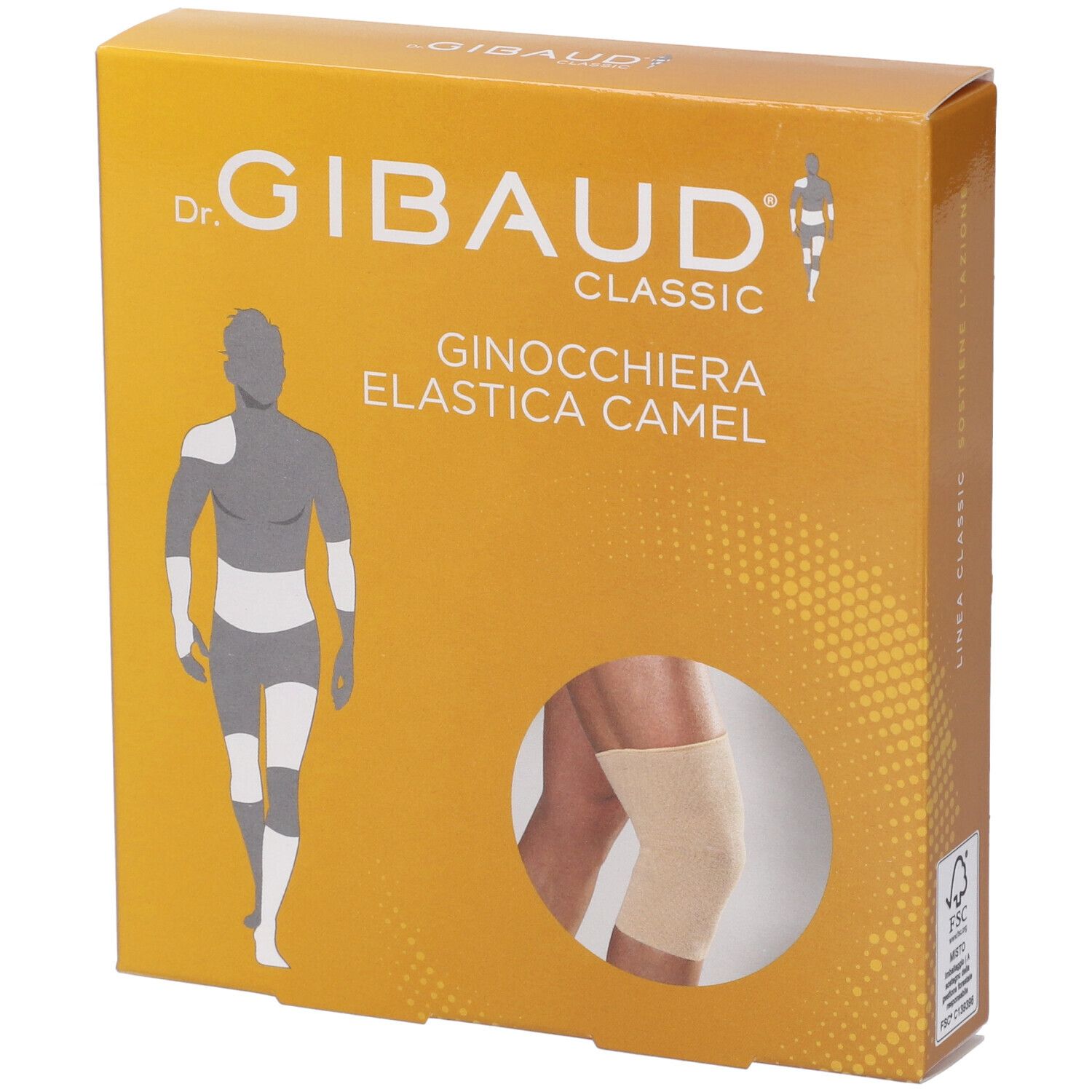 Ginocchiera Sportiva Gibaud Camel Misura 1