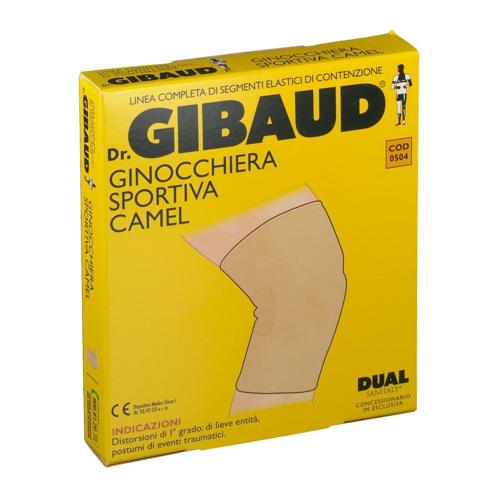 Dr. GIBAUD® Ginocchiera Sportiva Camel Taglia 2