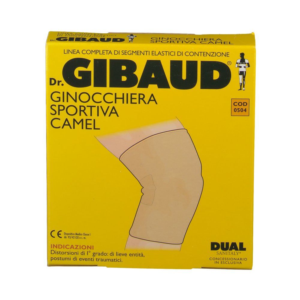 Dr. GIBAUD® Ginocchiera Sportiva Camel Taglia 2