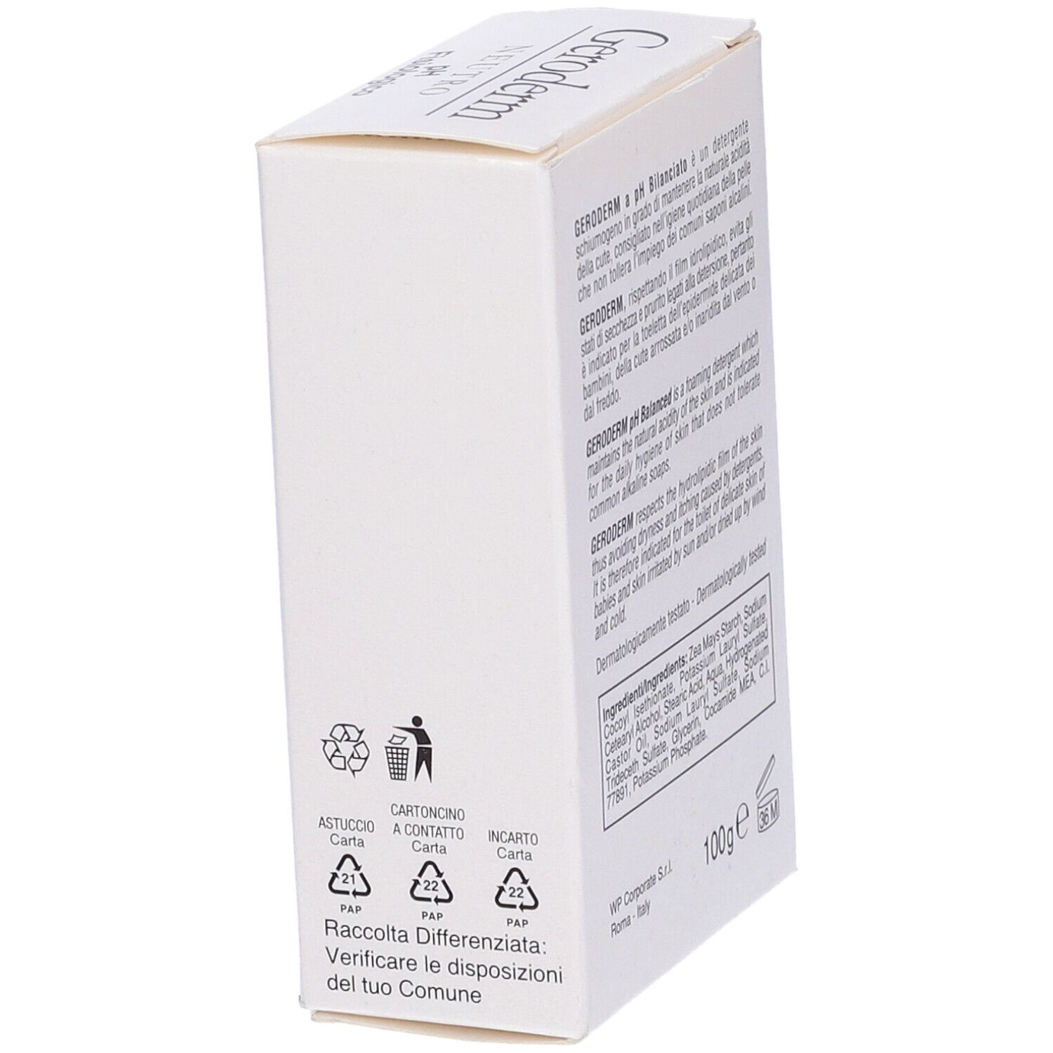 Geroderm Sapone Neutro Ph7 100 G