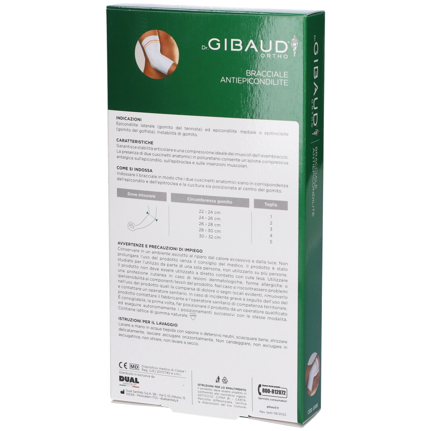 Bracciale Antiepicondilite Gibaud Ortho Misura 2