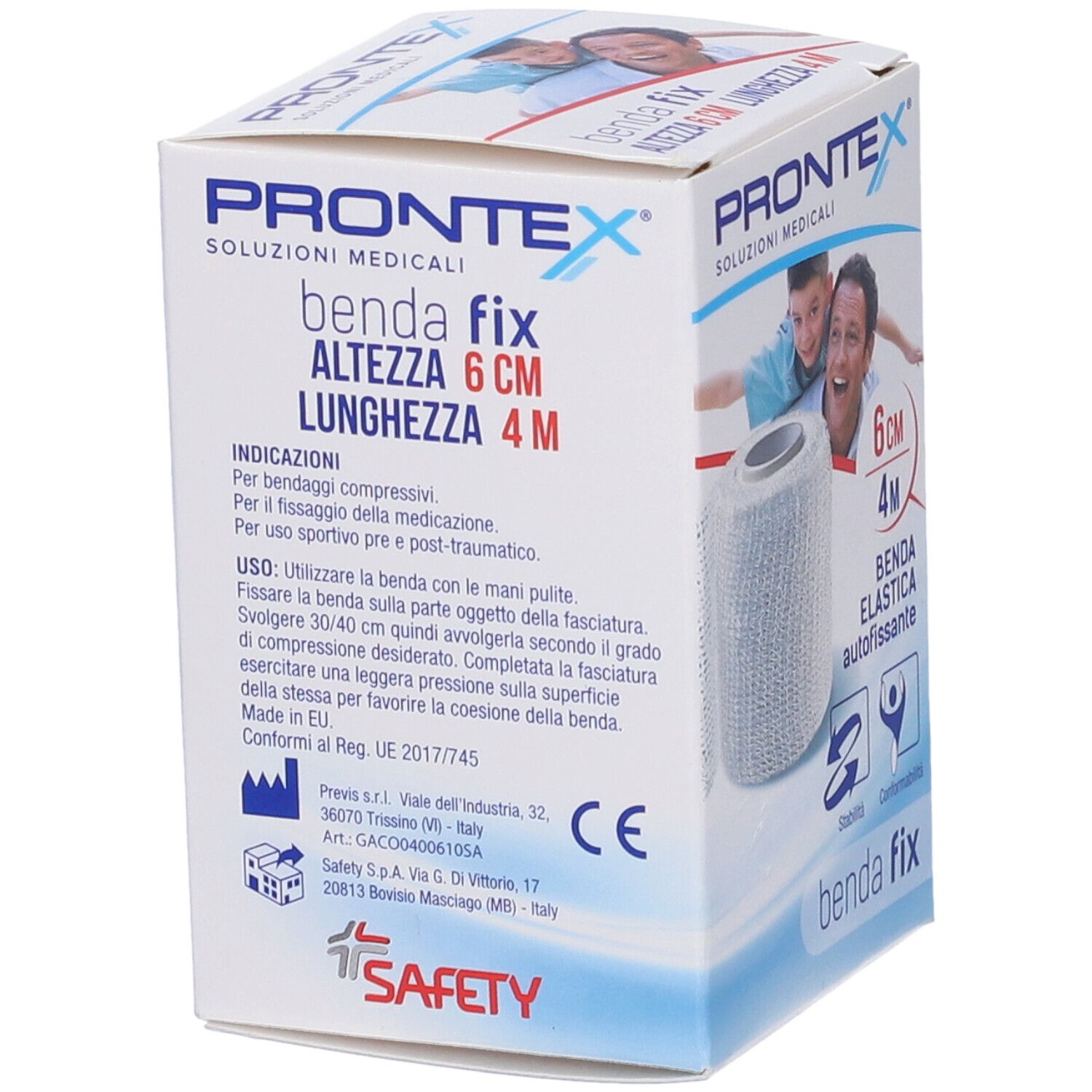 Prontex Benda Fix Elastica Autofissante 4 m x 6 cm