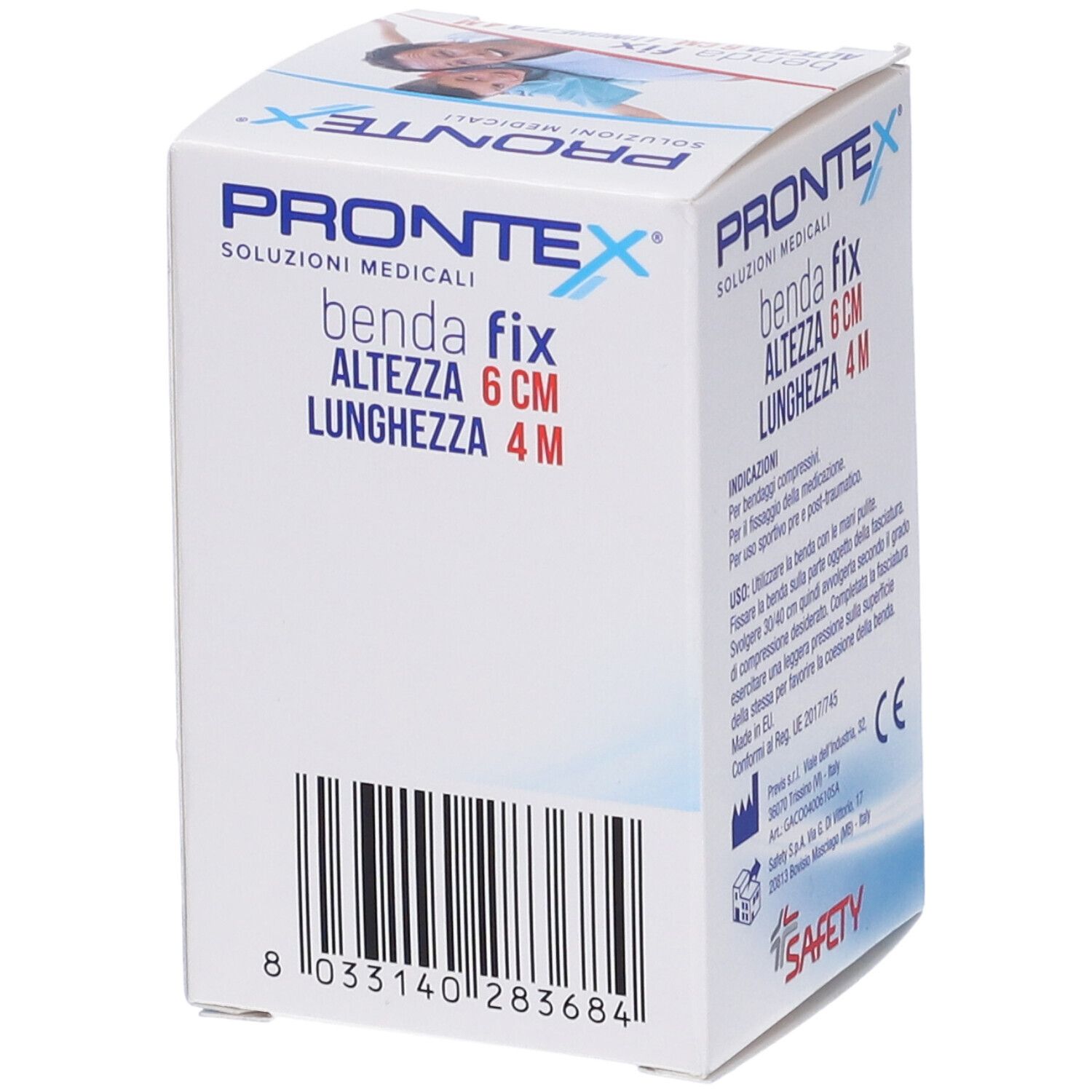 Prontex Benda Fix Elastica Autofissante 4 m x 6 cm