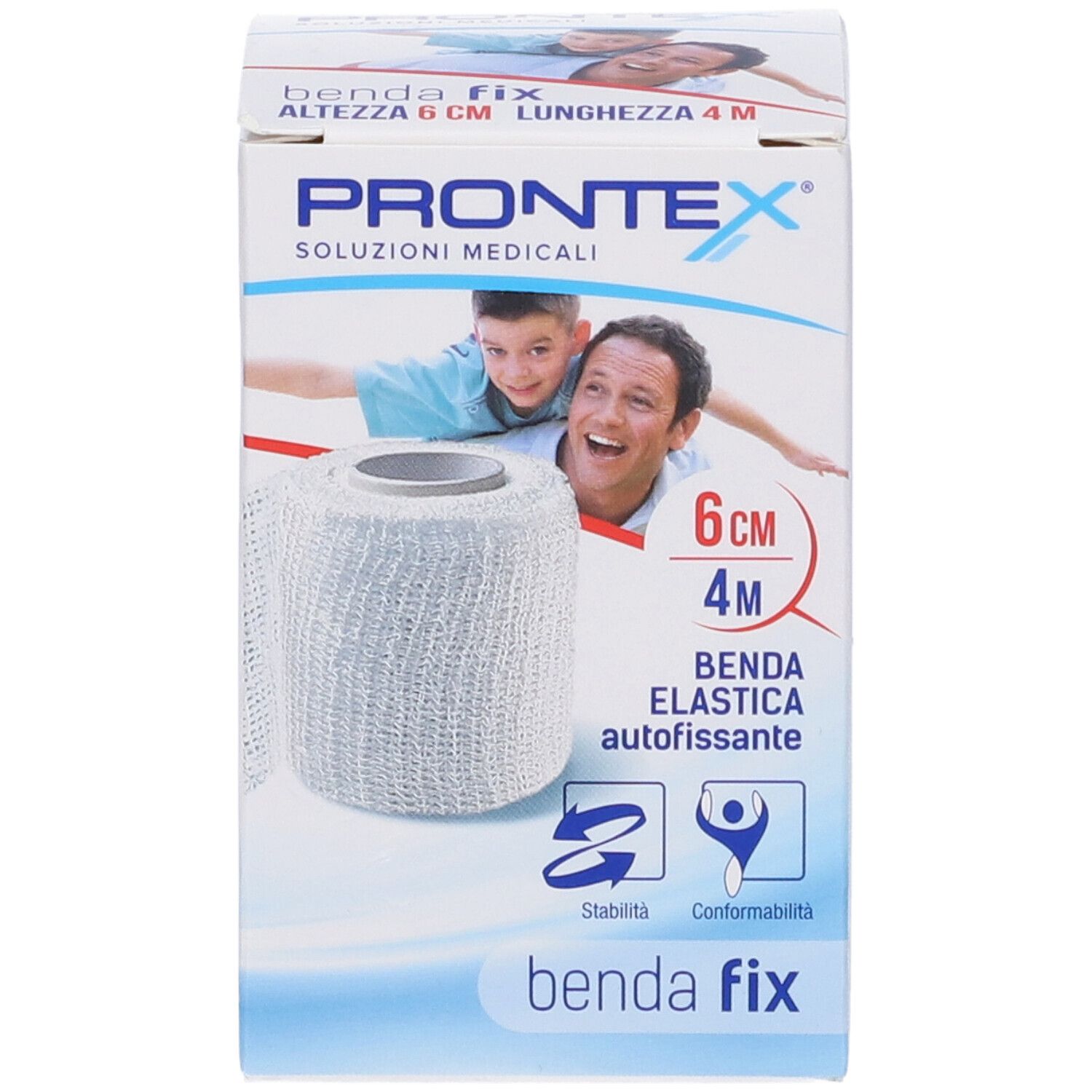 Prontex Benda Fix Elastica Autofissante 4 m x 6 cm