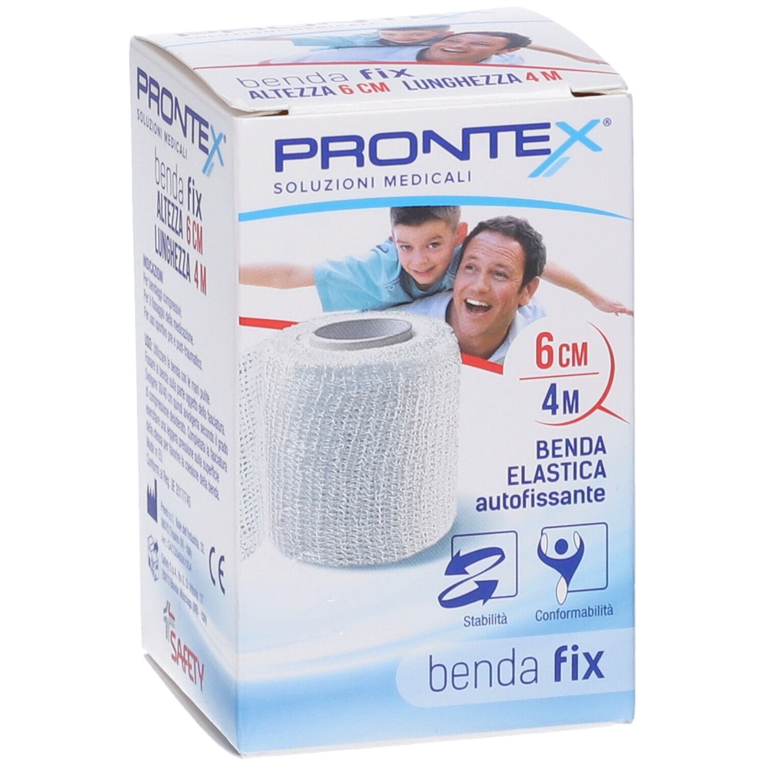 Prontex Benda Fix Elastica Autofissante 4 m x 6 cm