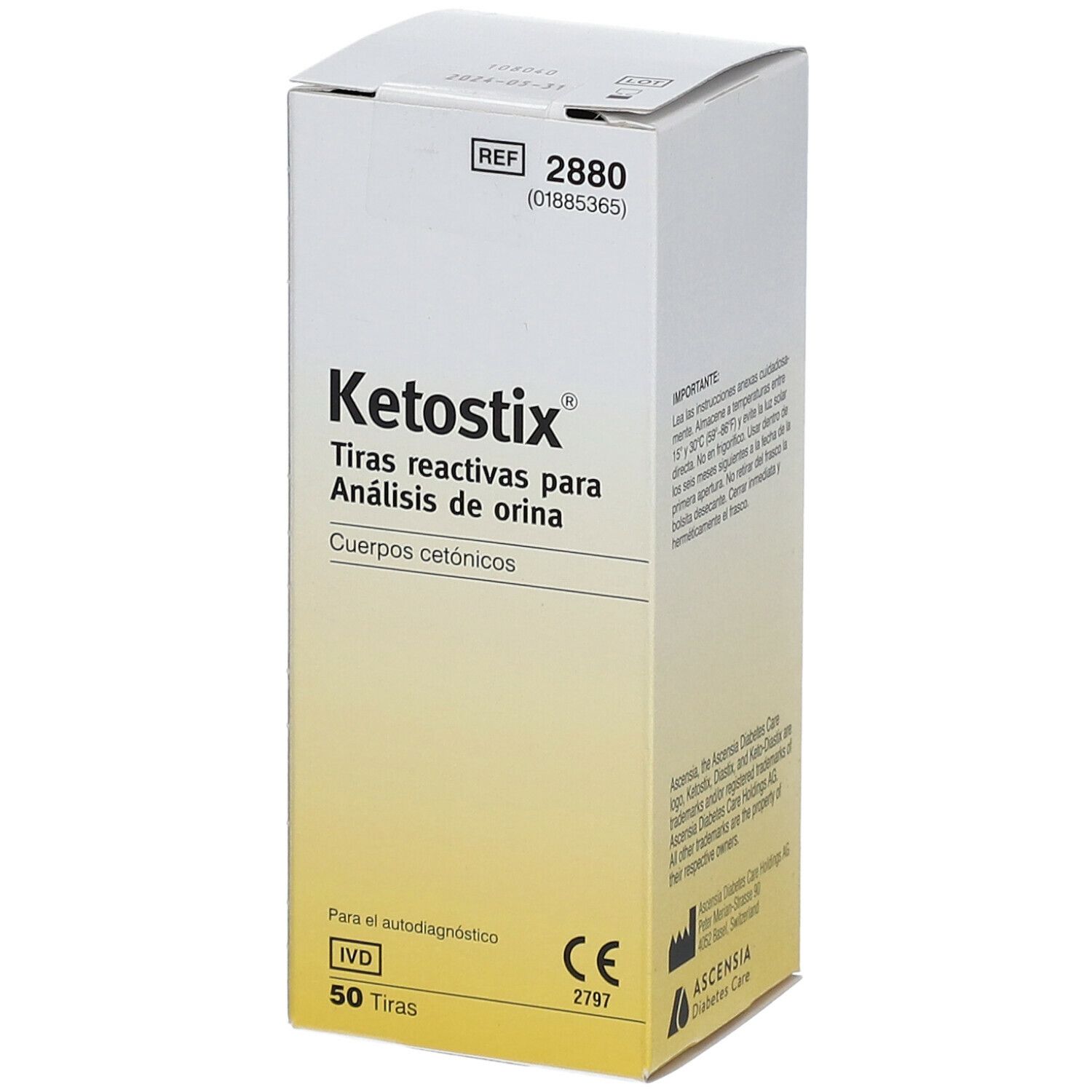 Ketostix® Strisce reattive per l'analisi dell'urina