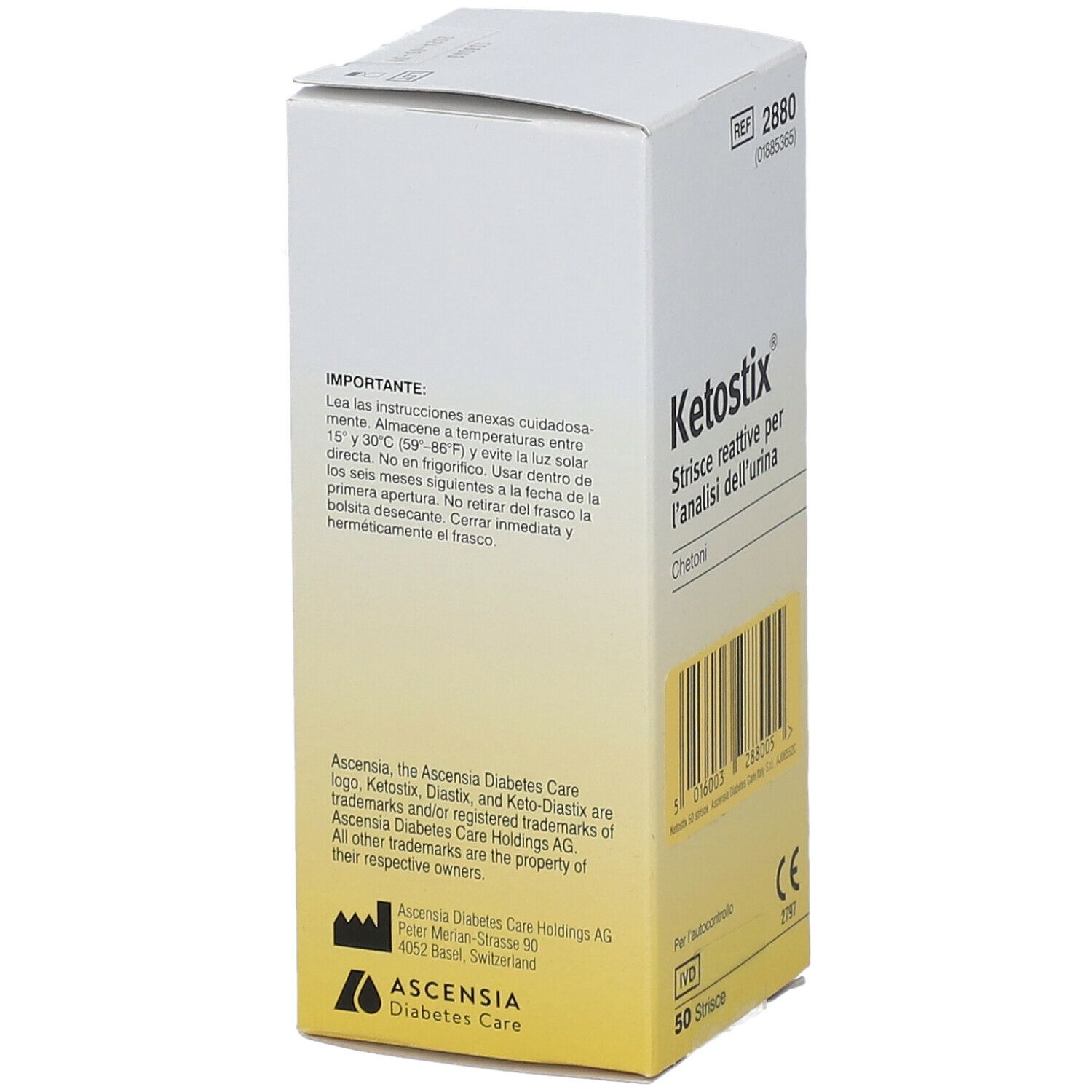 Ketostix® Strisce reattive per l'analisi dell'urina