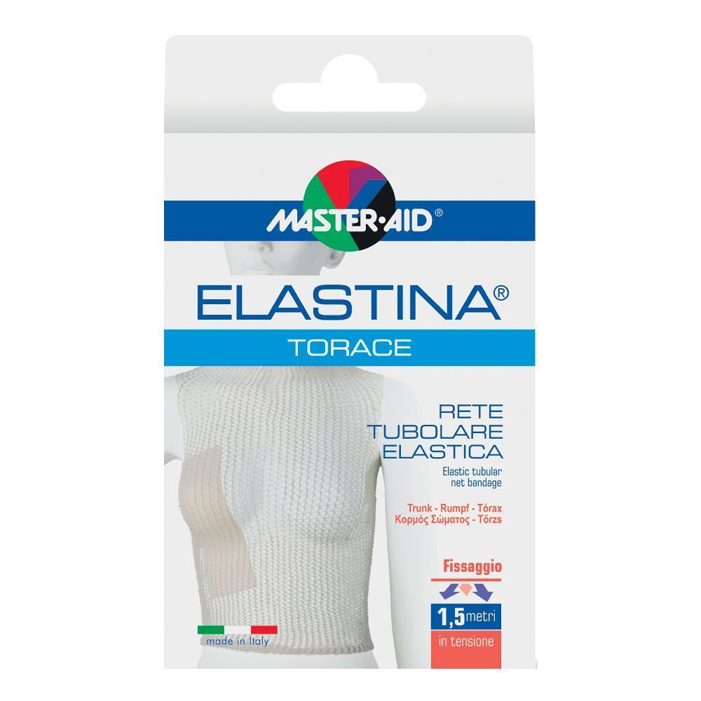 Rete Tubolare Elastica Ipoallergenica Master-Aid Elastina Torace 5 Mt In Tensione Calibro 8 Cm