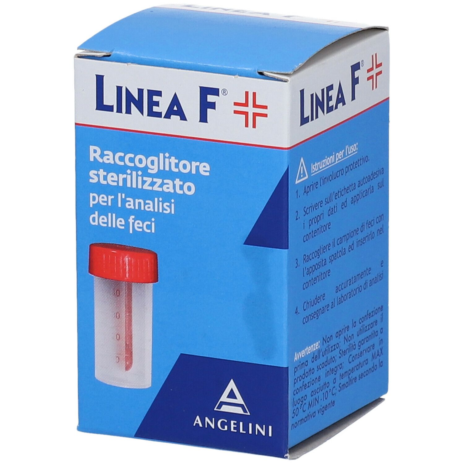 Linea F® Raccoglitore sterilizzato per l'analisi delle feci 1 pz