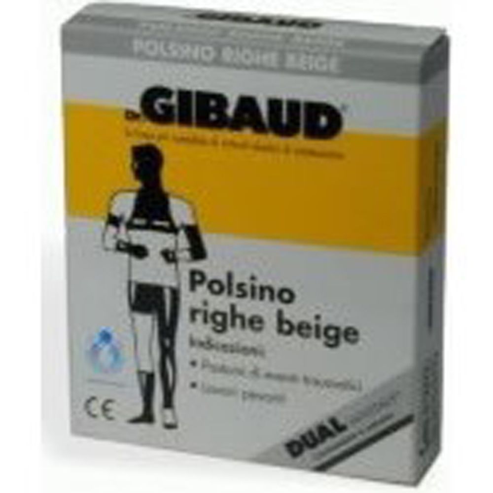 Polsino A Righe Gibaud Colore Beige Misura 8 Cm Taglia 2