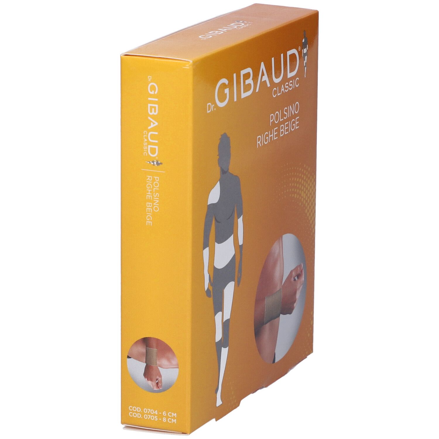 Polsino A Righe Gibaud Colore Beige Misura 8 Cm Taglia 2