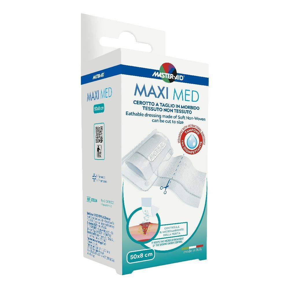 MasterAid® Maxi Med Cerotto a Taglio 50 cm x 8 cm
