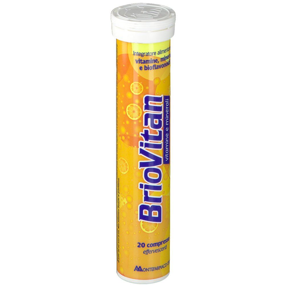 Briovitan Vitamine e Minerali Compresse Effervescenti Gusto Tropical
