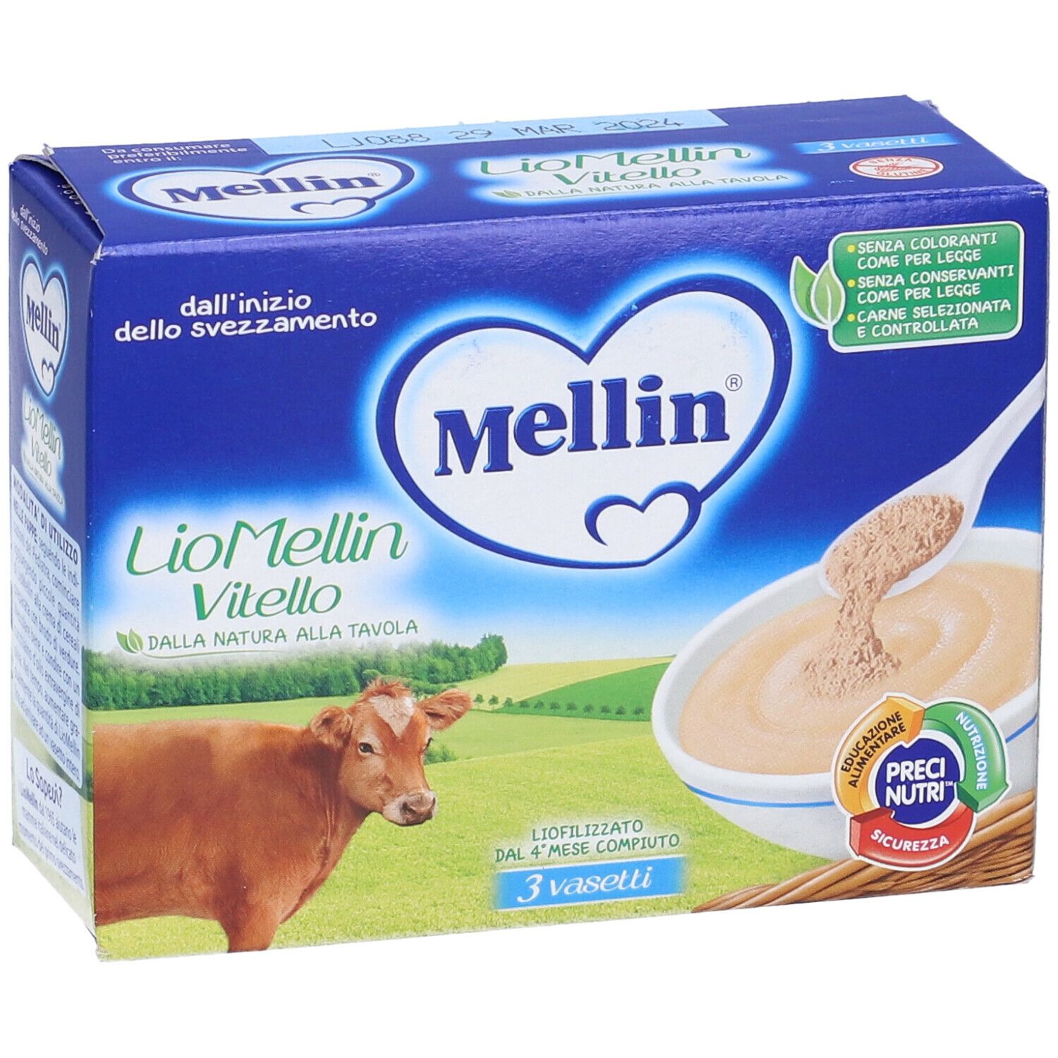 Mellin Liof Vitello 3X10G 3x10 g