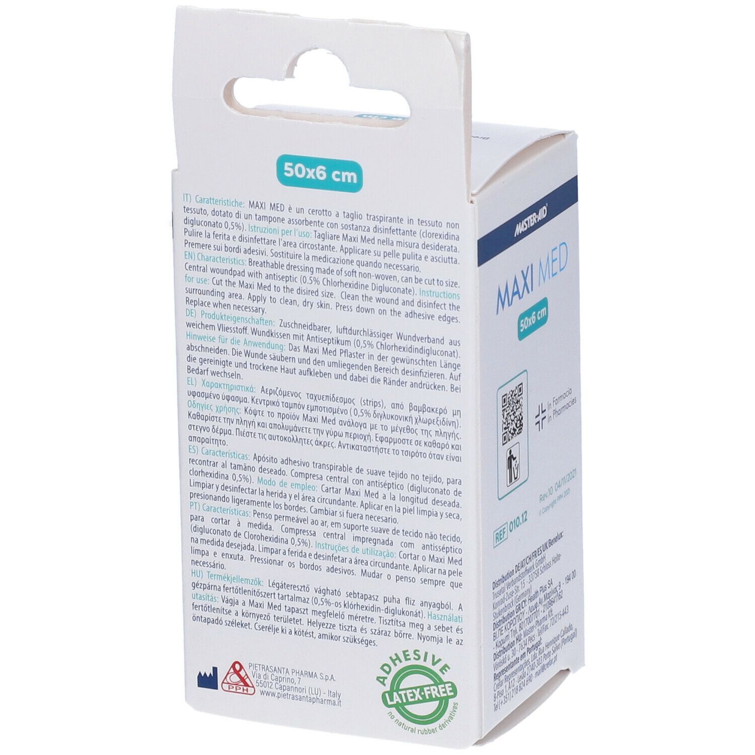 Pietrasanta Pharma Master Aid Maxi Med Cerotto Tampone Disinfettante