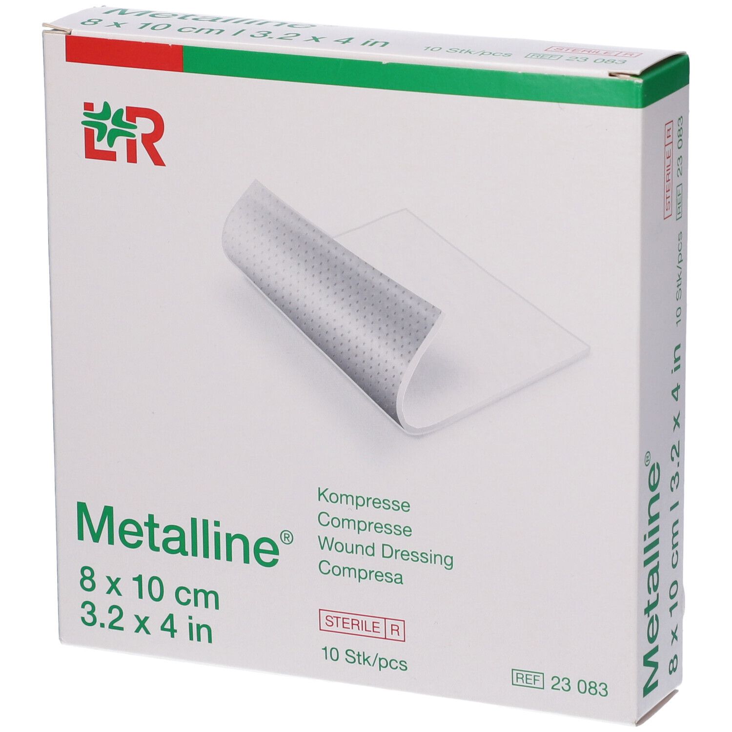 Medicazione Metalline Garza In Tnt Alluminizzato 8X10Cm 10 Pezzi