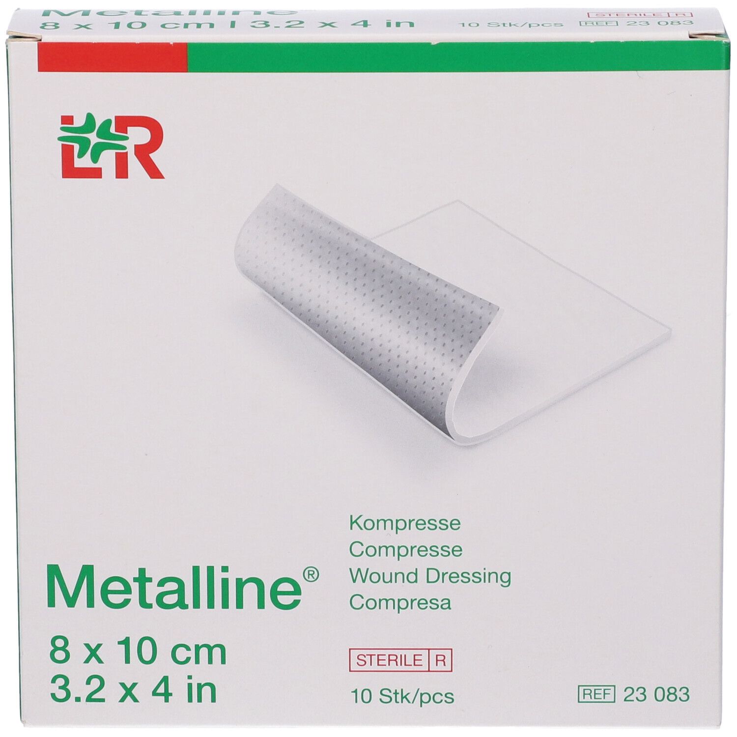 Confezione di compresse Metalline, 8x10 cm, 10 pezzi. Compressa visibile.