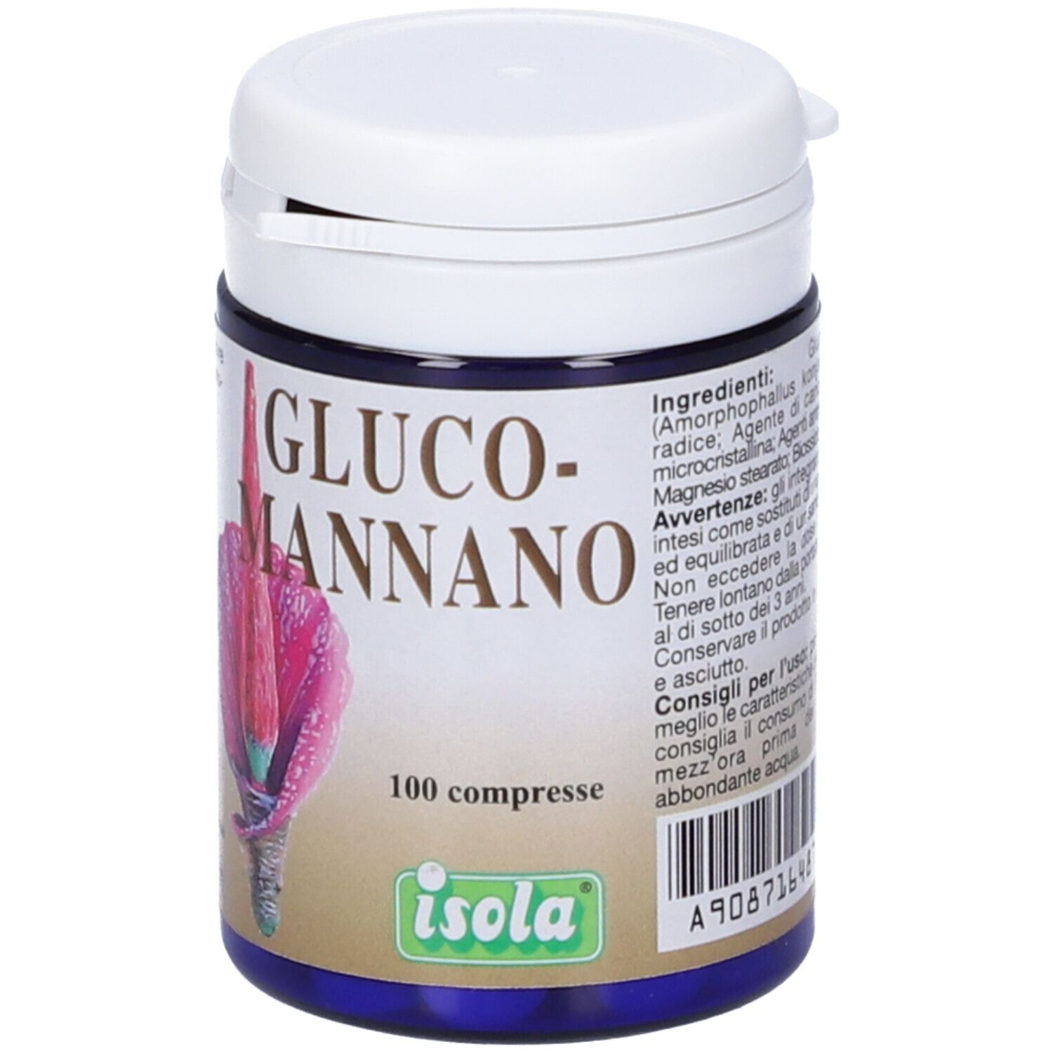 Glucomannano 100Cpr 40G