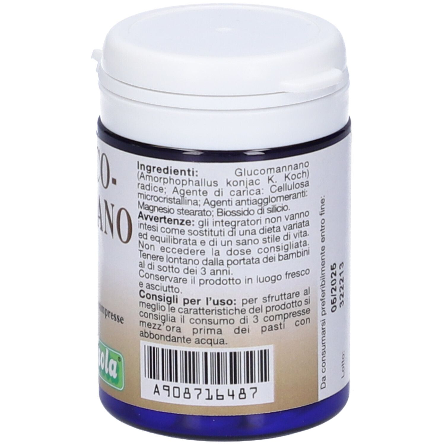 Glucomannano 100Cpr 40G