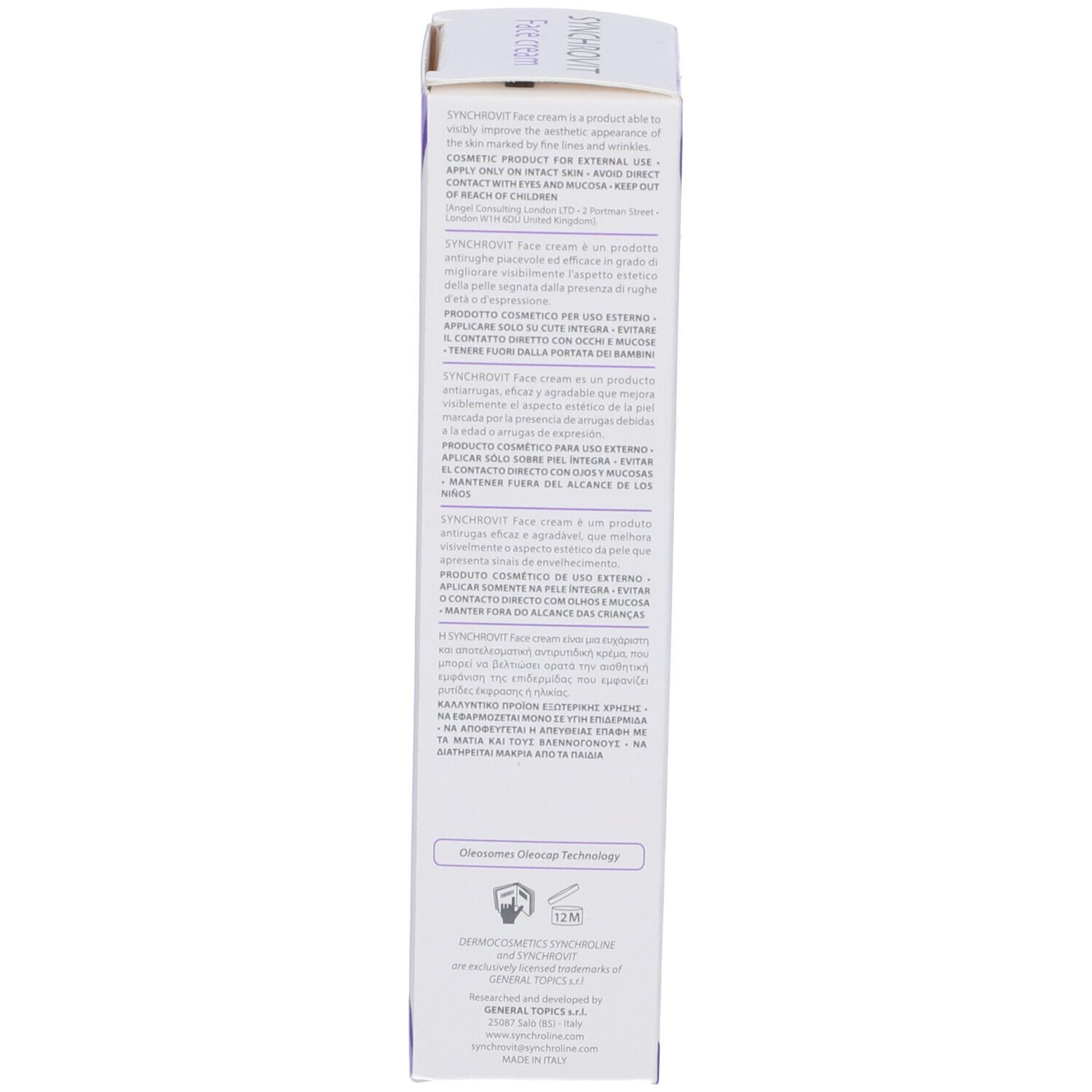 Synchrovit Face Cream 50 Ml