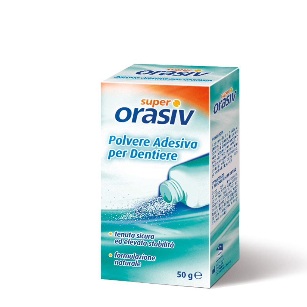 Orasiv® Super Polvere adesiva dentiera e protesi