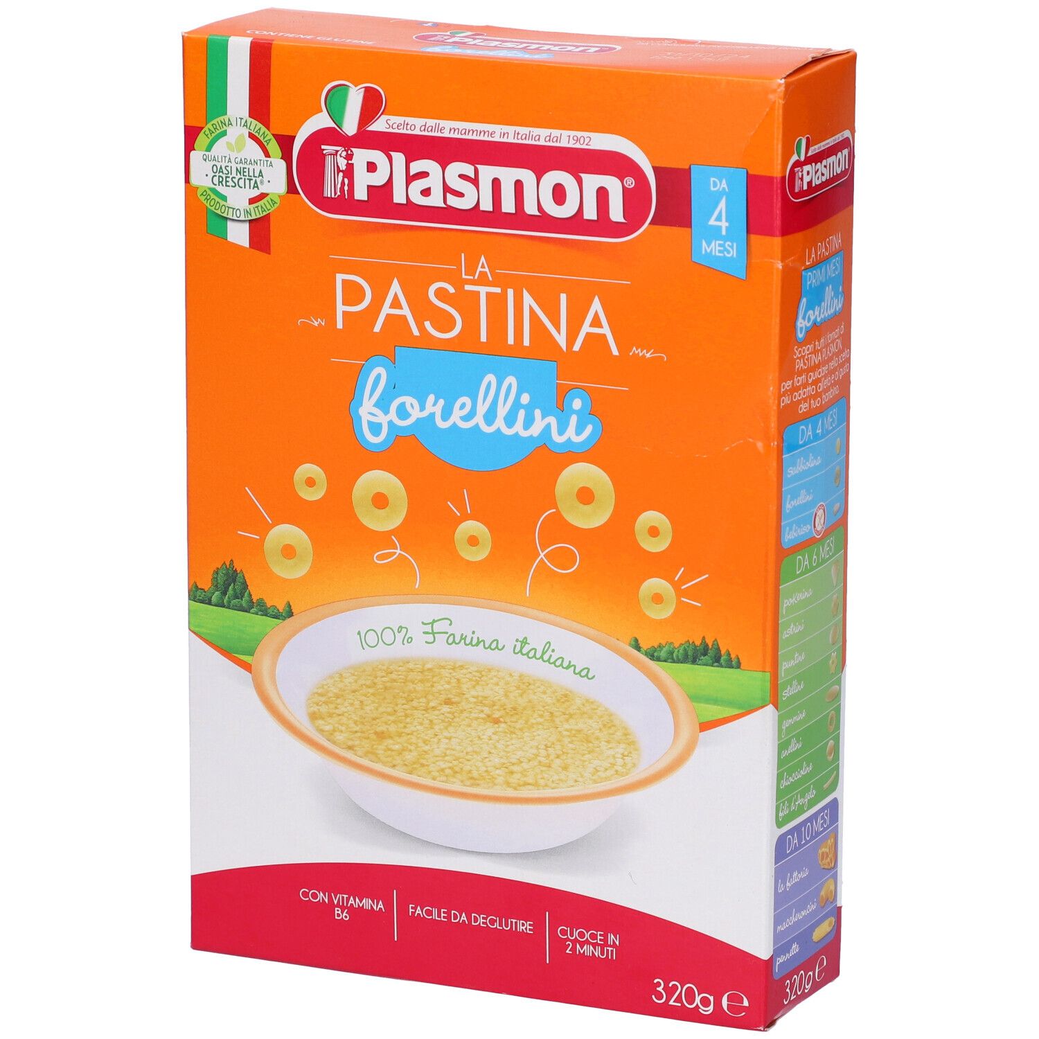 Plasmon Pastina Forellini +4 mesi confezione da 320g