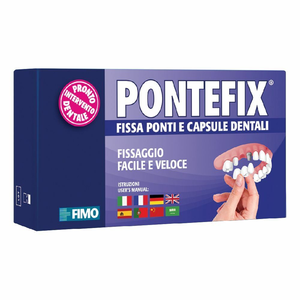 Pontefix® Fissa Ponti e Capsule Dentali Kit Completo 1 pz