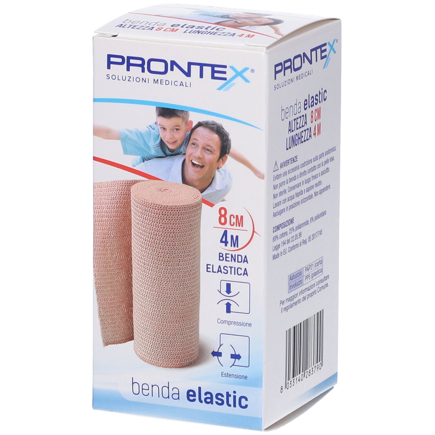 Benda Elastica Prontex 8 Cm