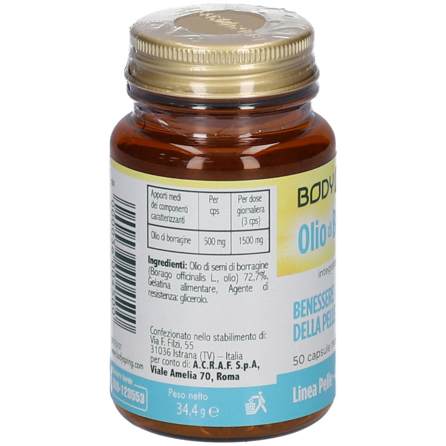 ANGELINI BODY SPRING Olio di Borragine