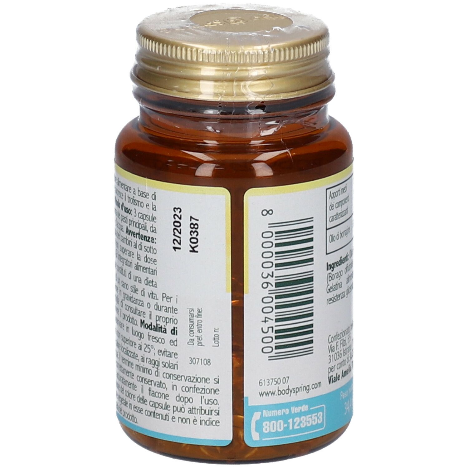 ANGELINI BODY SPRING Olio di Borragine