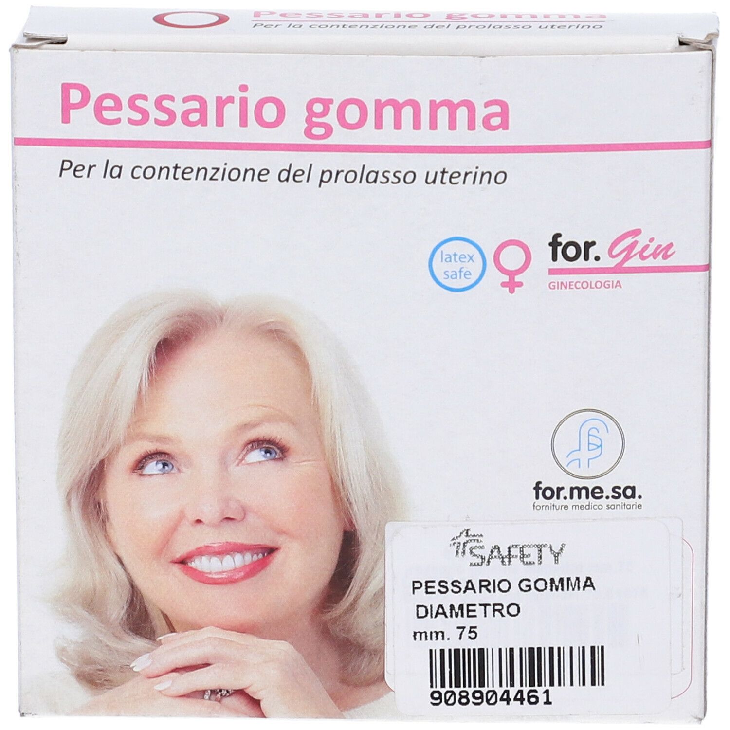 For.Gin Pessario in Gomma Diametro 75mm