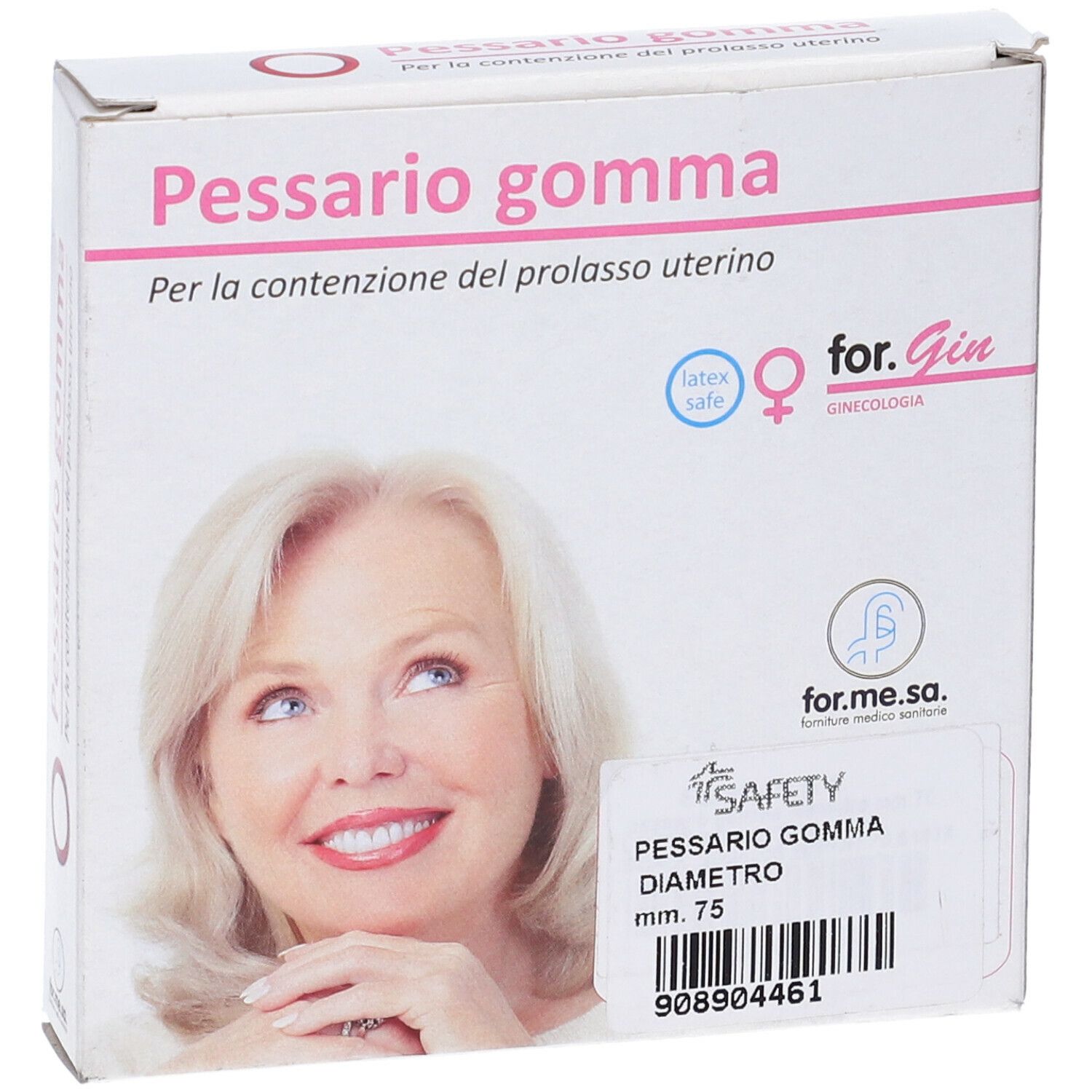 For.Gin Pessario in Gomma Diametro 75mm