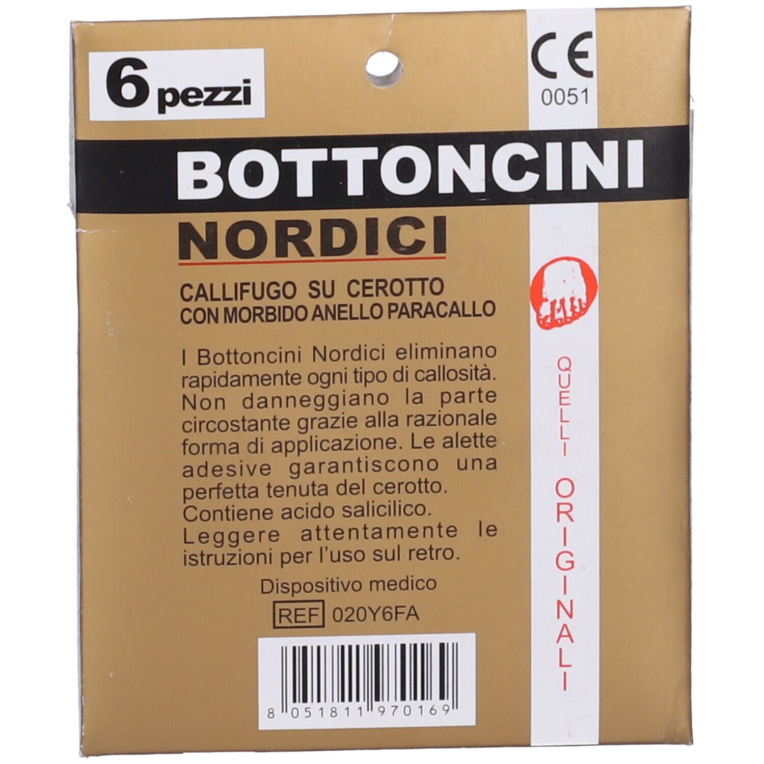 Bottoncini Nordici 6 Pezzi