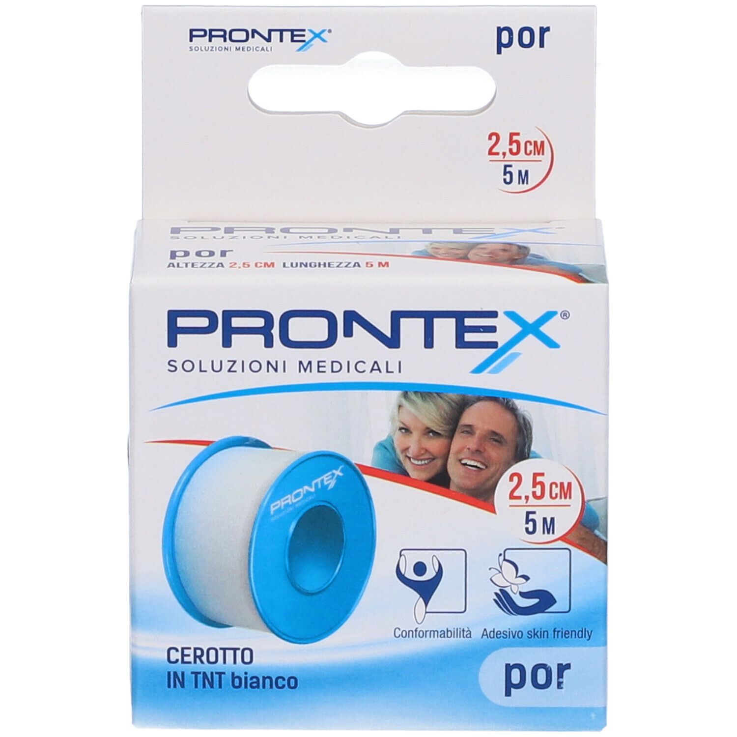 Prontex Surgery Stretch Cerotto TNT Rocchetto Adesivo Ipoallergenico 5mx5cm