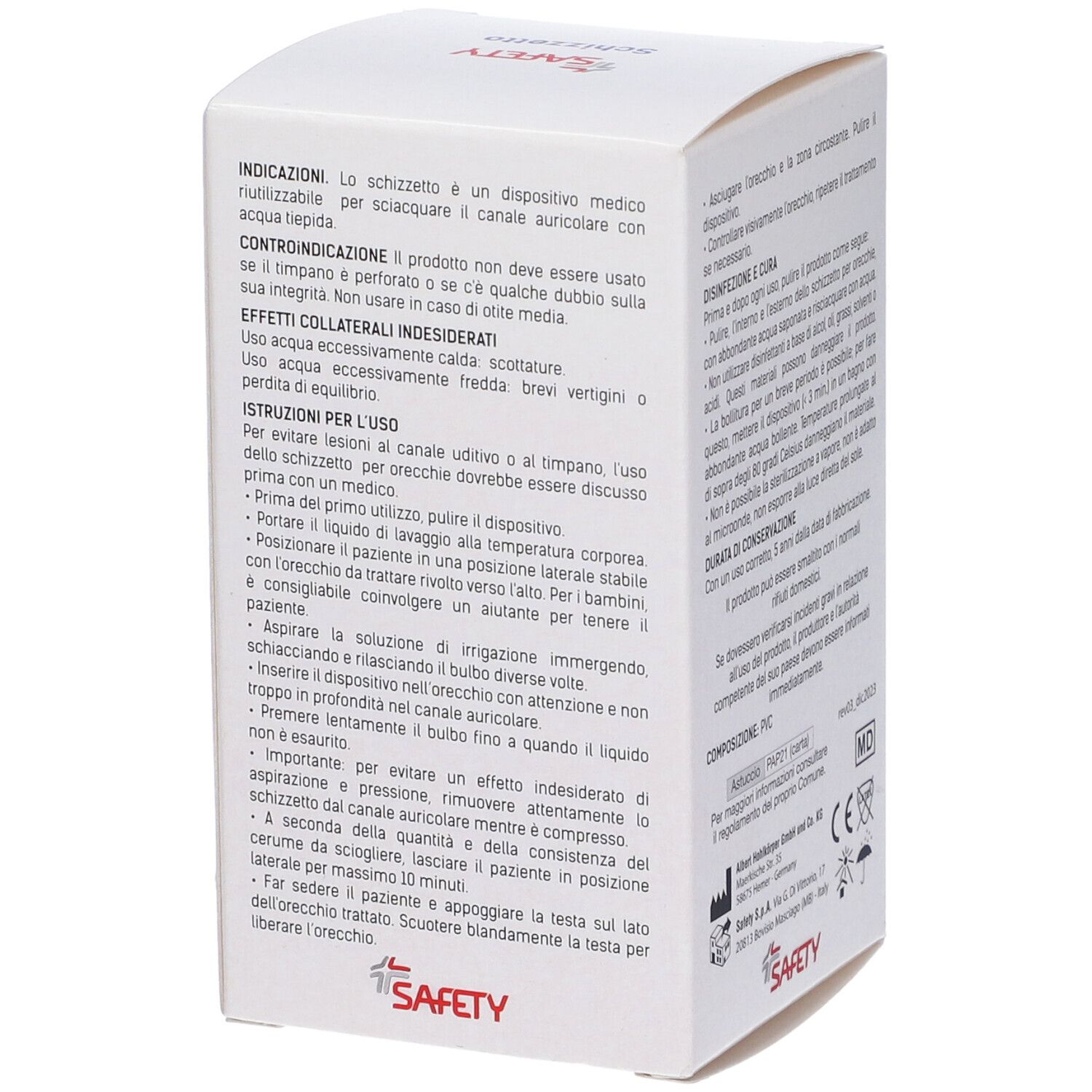 Safety Schizzetto Gomma n.12 Capacità 35 ml