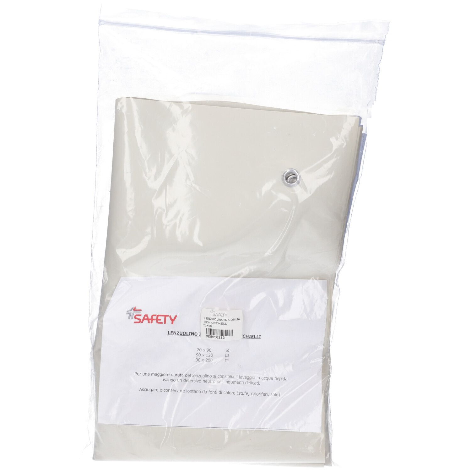 Lenzuolo Impermeabile Gomma 70X90 Ml