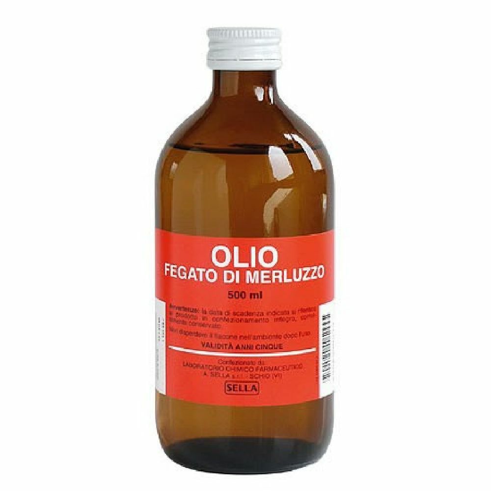 Olio di fegato di merluzzo 500 ml - Sella Farmaceutici