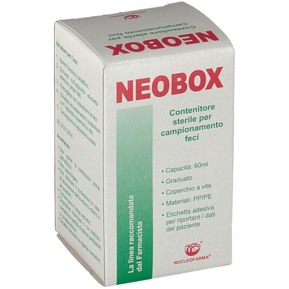Neobox Contenitore per campionamento feci Nucleofarma®