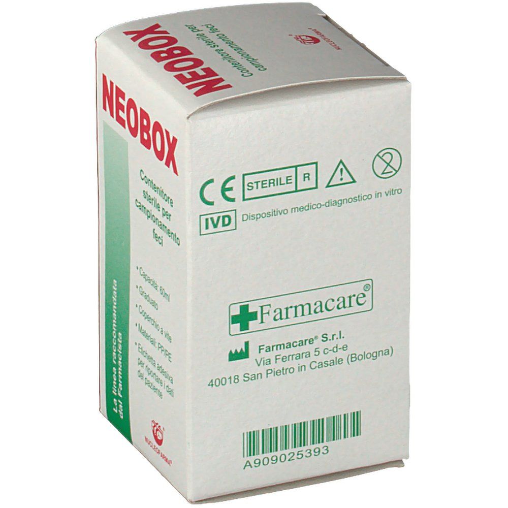 Neobox Contenitore per campionamento feci Nucleofarma®