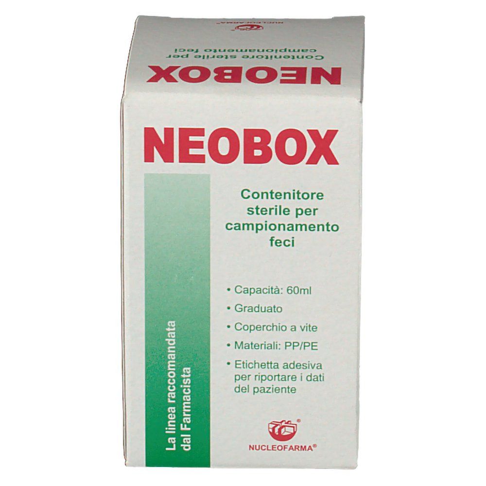 Neobox Contenitore per campionamento feci Nucleofarma®