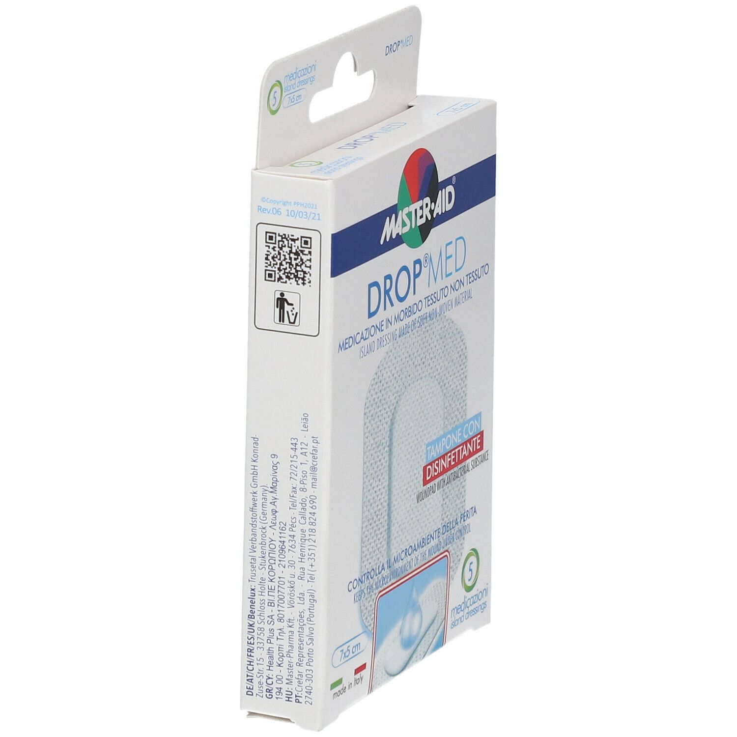 Master-Aid® Drop® Med Medicazione Autoadesiva 7x5 cm