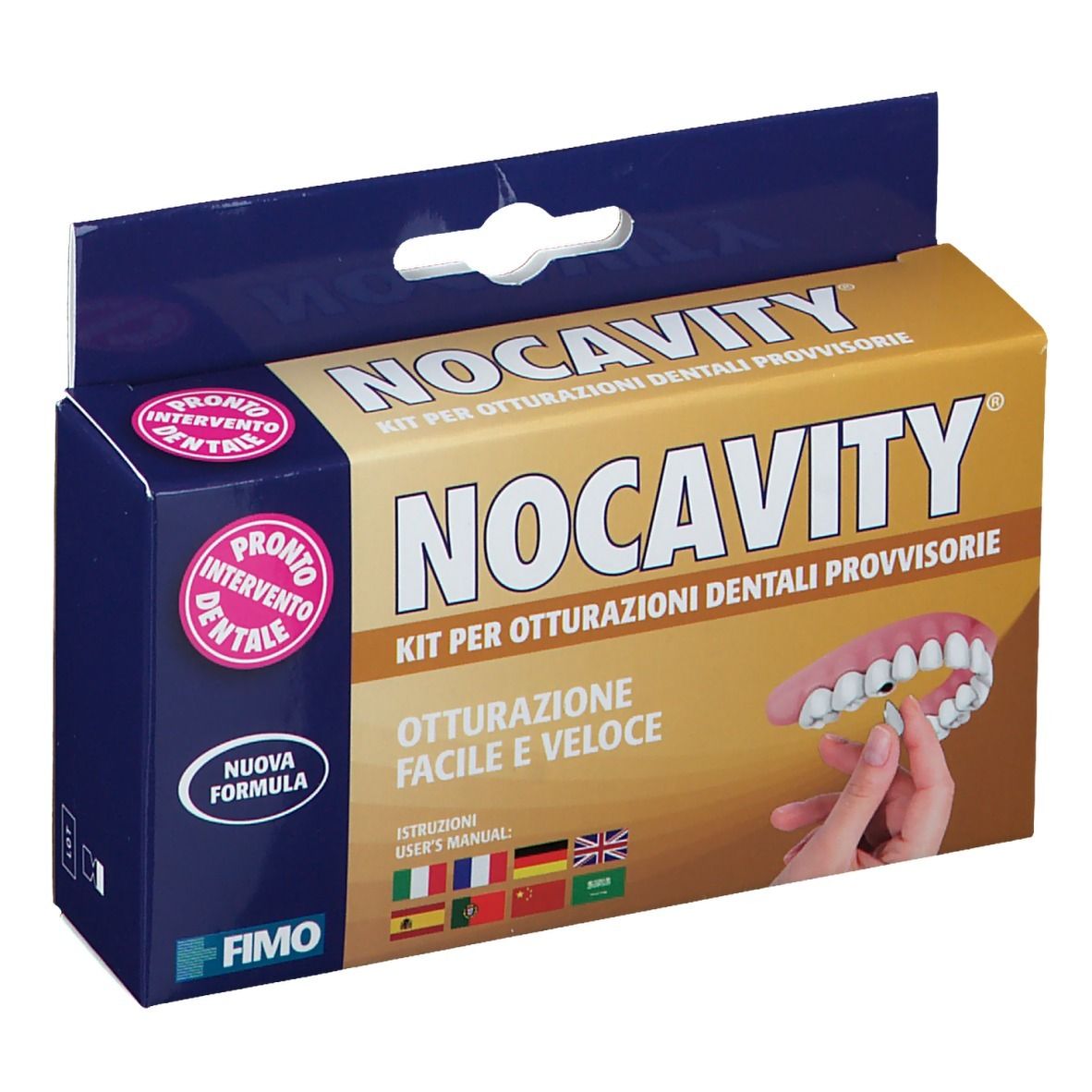 Nocavity® Kit per Otturazioni Dentali Provvisorie